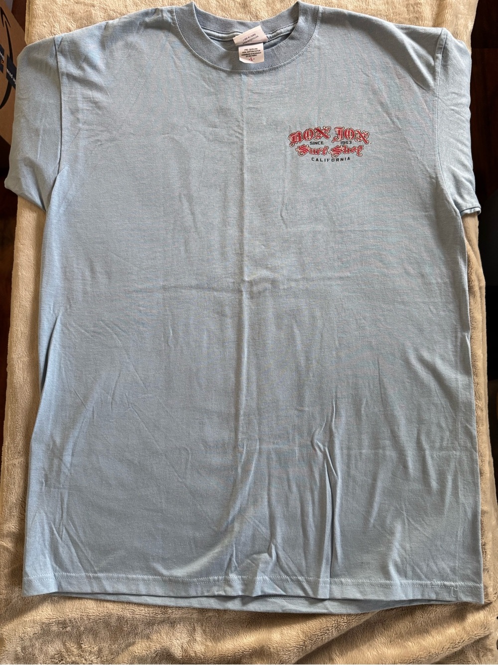 Ron Jon Light Blue Short-Sleeve Tee Mens size L